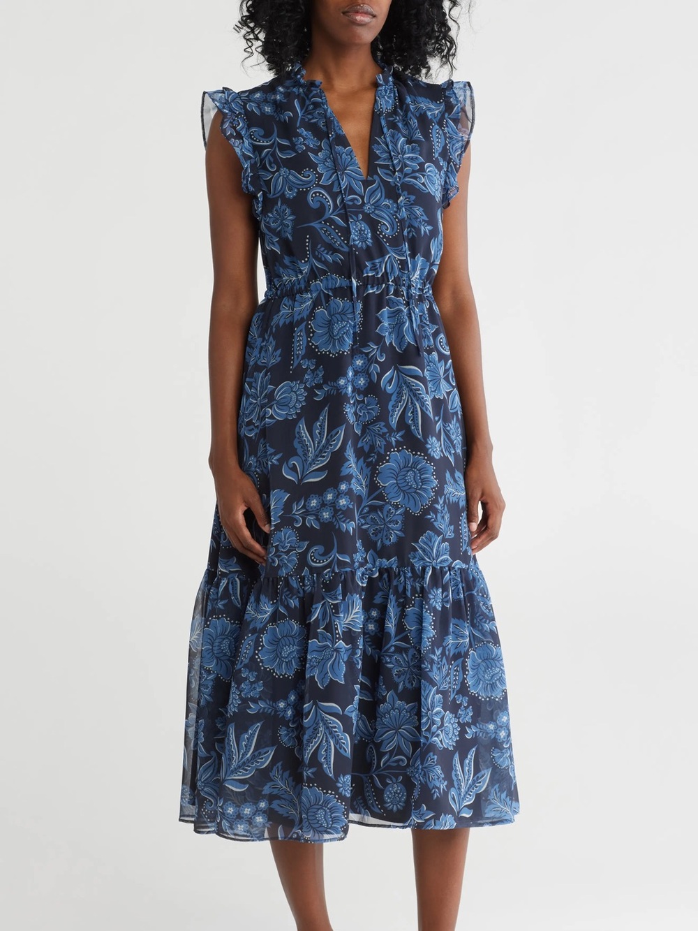 NWT Steve Madden Mily Split Neck Dress